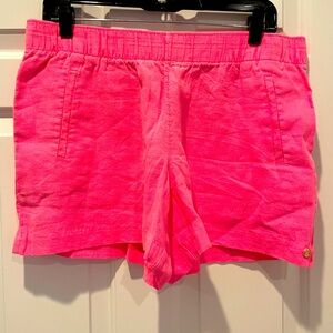 Lilly Pulitzer Lilo Linen Short in Roxie Pink